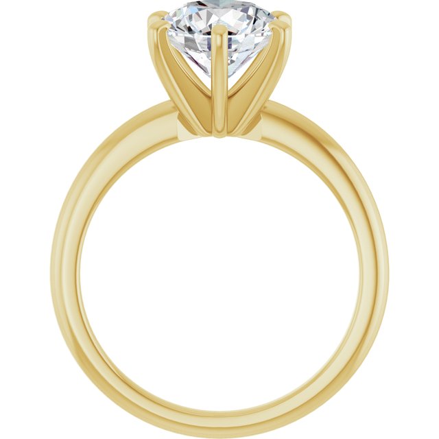 Anillo de Compromiso Redondo Lab. 2.01 CT. Oro Amarillo 14K