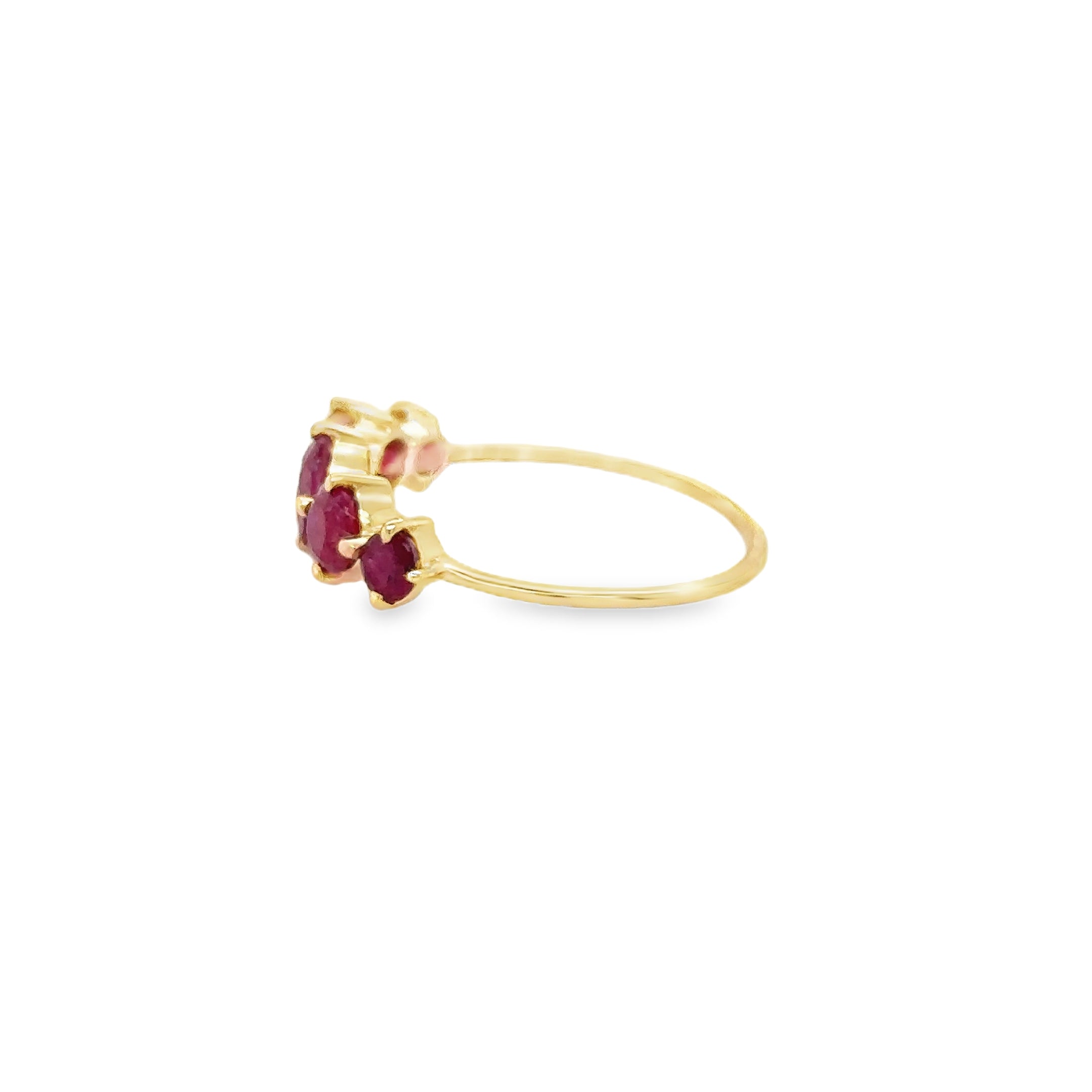 Ruby Ring in 14K Yellow Gold, 1.70CT