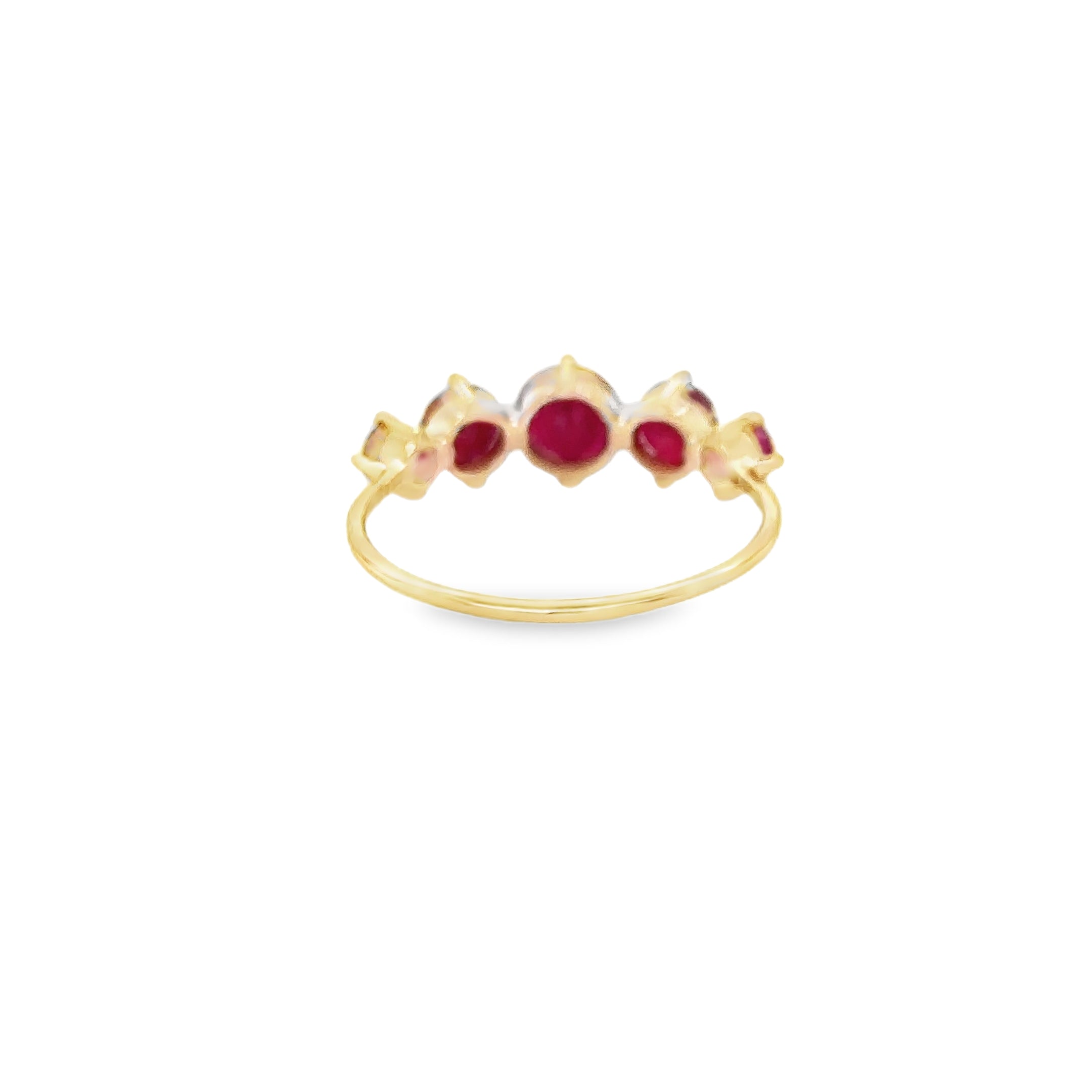 Ruby Ring in 14K Yellow Gold, 1.70CT