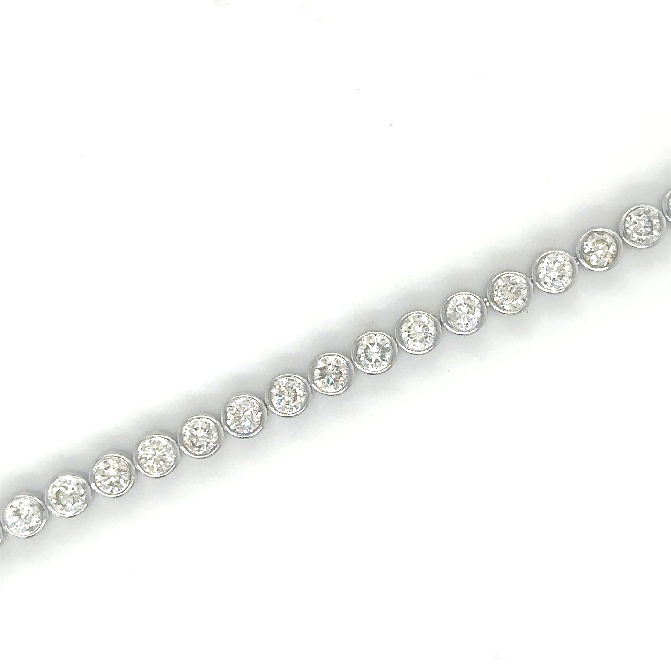 Pulsera Tennis de Diamante 3.05 CT. en Oro Blanco de 14K