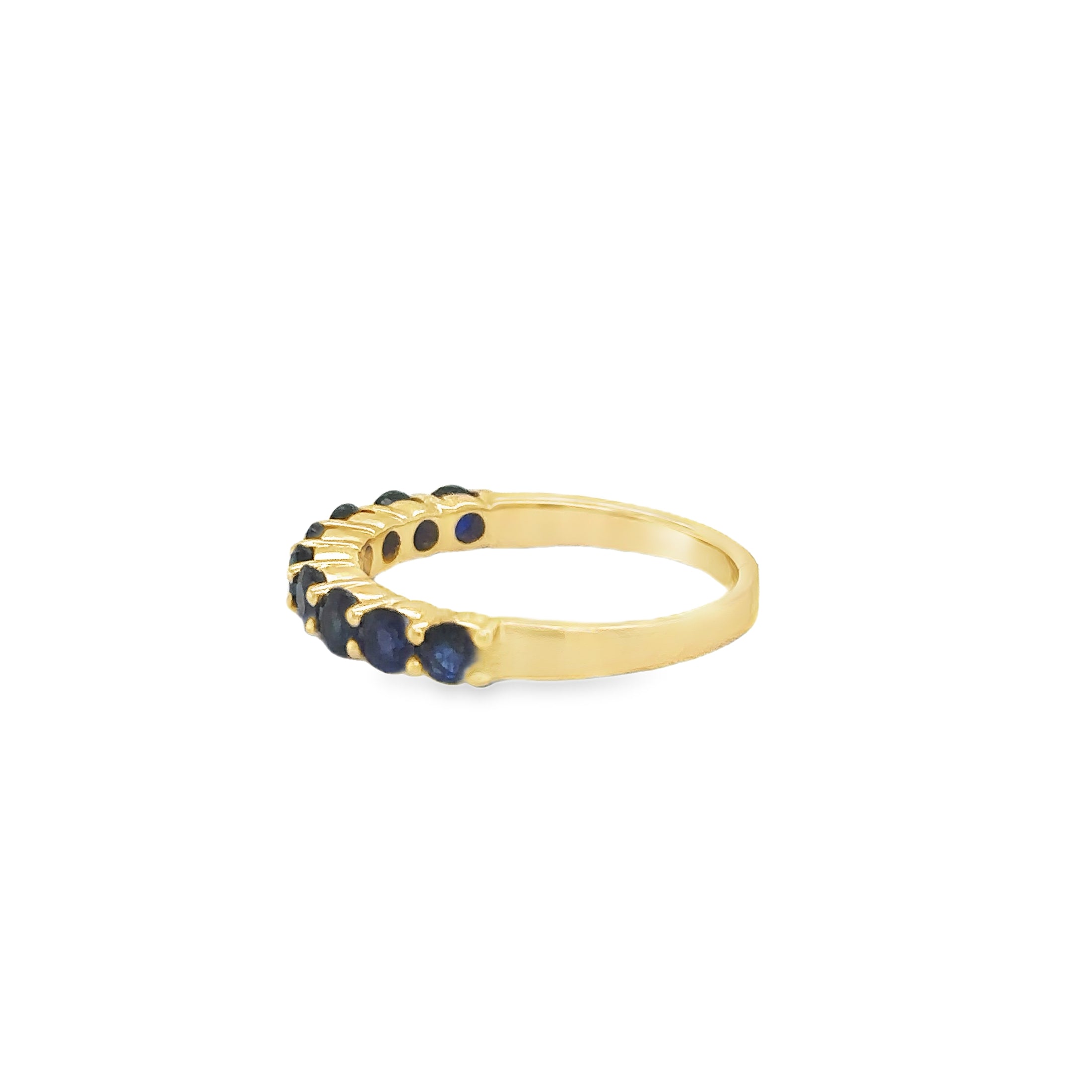 Anillo De Zafiro En Oro Amarillo De 14 K, 1.33CT