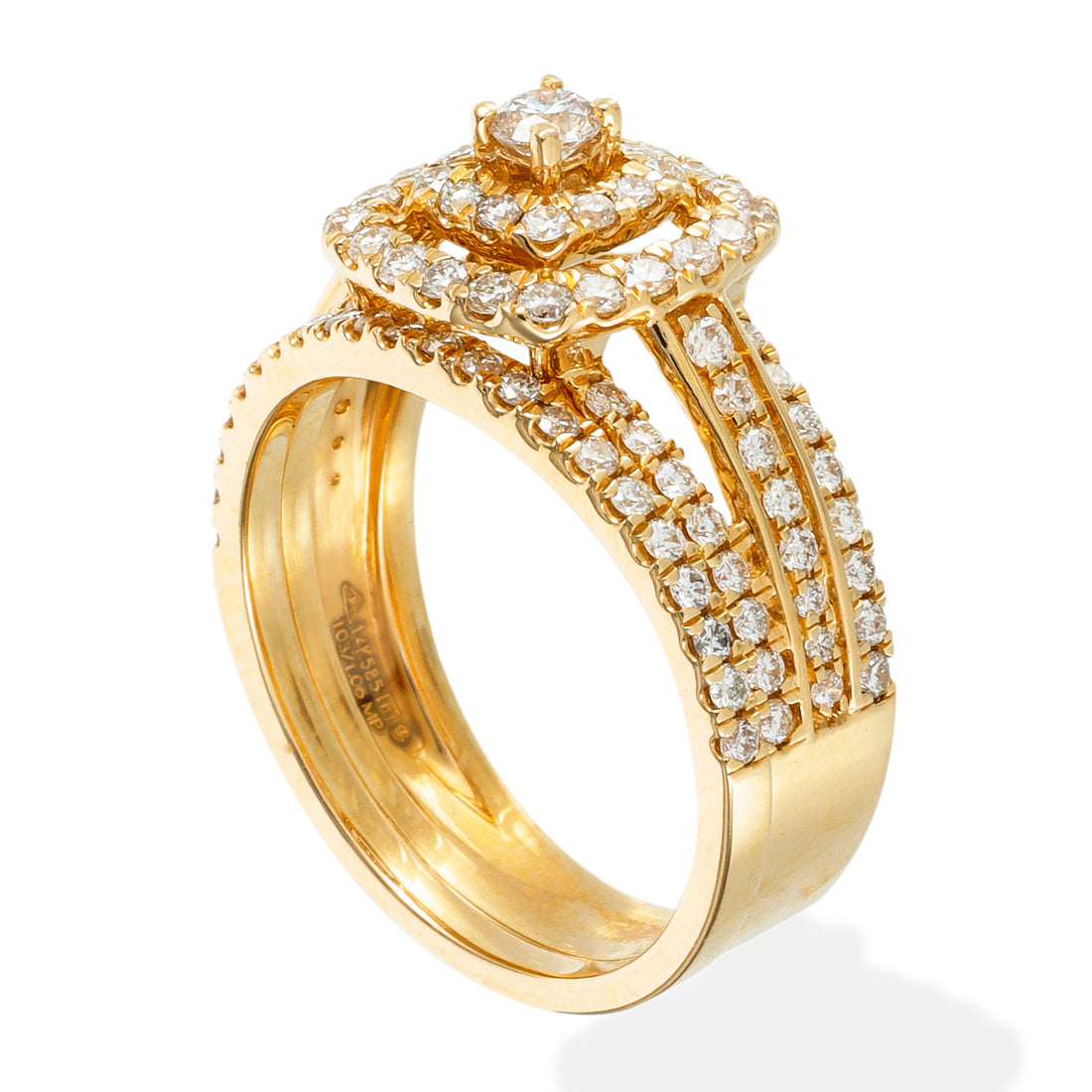 Anillo De Oro De 14K 1,06 Tcw